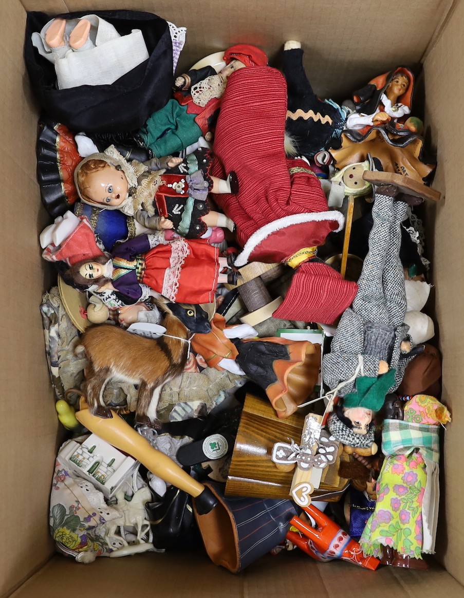 A large quantity of various dolls etc.